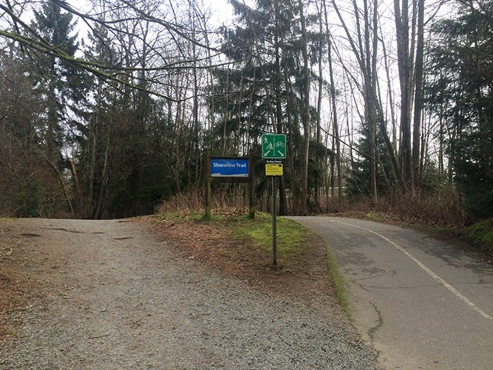  The start of the Shoreline Trail. Photo: Robyn Petrik