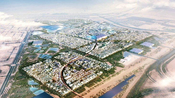  Rendering of Masdar City