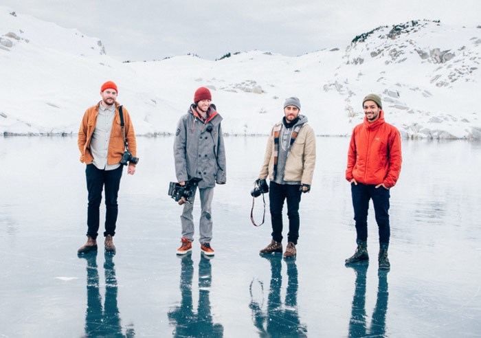 l to r: Shayd Johnson, Robin Leveille, Ben Giesbrecht, Nathan Martin