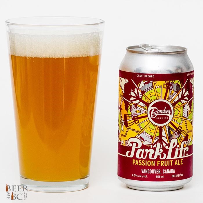 Bomber Brewing Park Life Passion Fruit Ale