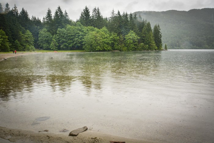  Rainy day at Hicks Lake. Photo: Stephen Hui.