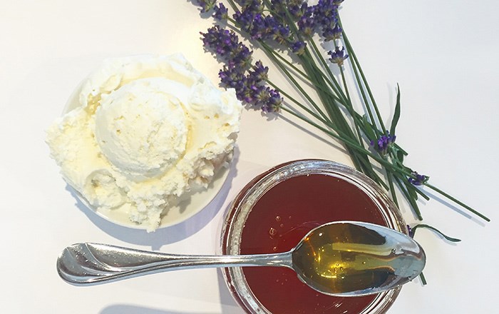  Honey & lavender flavoured gelato, inspired by the honey bees Mario grew up with.