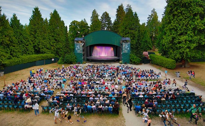  Theatre Under The Stars (when it's not raining, then it's theatre under the clouds)