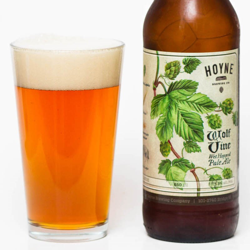 Fresh Hop - Hoyne Wolf Vine Fresh Hopped Pale Ale - Beer Me BC