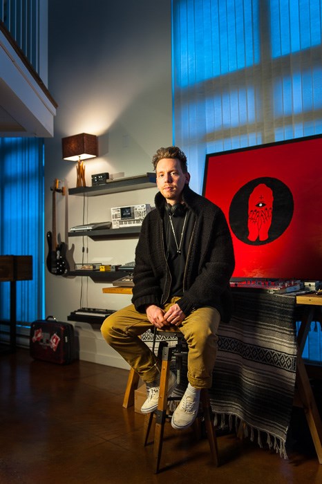  Peter Ricq in his Mount Pleasant home.