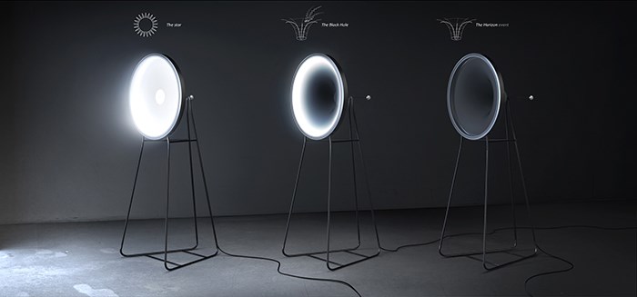 Black Hole Lamp by Dario Narvaez + Anthony Baxter - New York