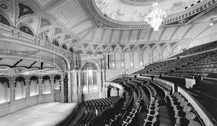  Orpheum Theatre, 1977. Courtesy Vancouver Symphony Orchestra.