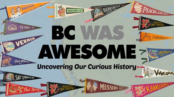  Vintage pennants as seen in BC Was Awesome