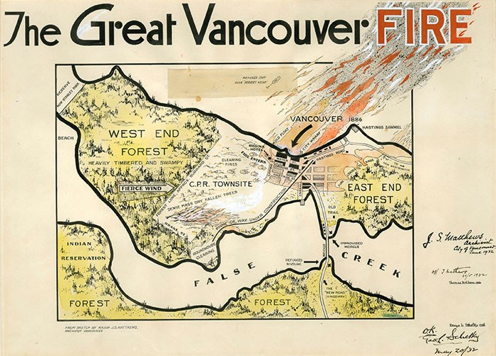  City of Vancouver Archives. Sketch by J.S. Matthews, Archivist Vancouver.
