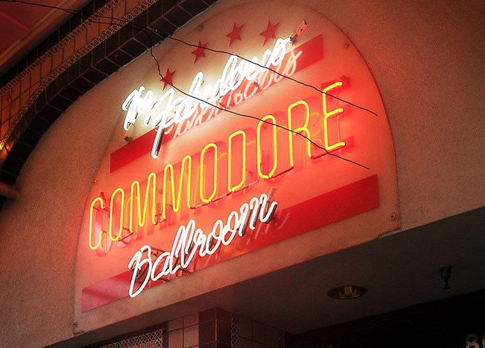  Photo: Commodore Ballroom.