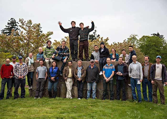  The first class of Horticulture Training Program students and staff members