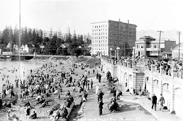  English Bay in 1914. Photo: City of Vancouver Archives.