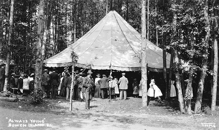  Bowen Island ca. 1910. Photo courtesy of the Vancouver Archives.