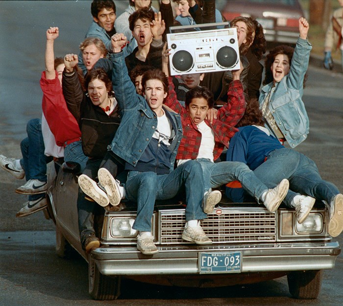  Student Walkout, 1985. Photo credit: John Denniston/Province.