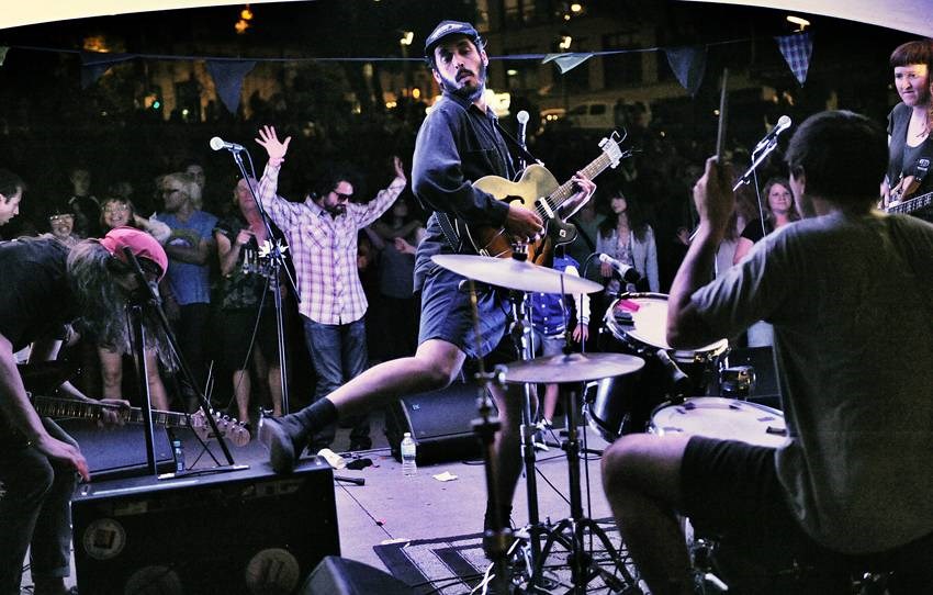  Slam Dunk playing Victory Square Block Party in 2013. Photo by Rebecca Blissett