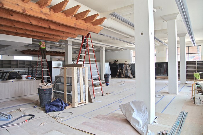  Renovations in progress at the new BOSA Foods on Victoria Dr.