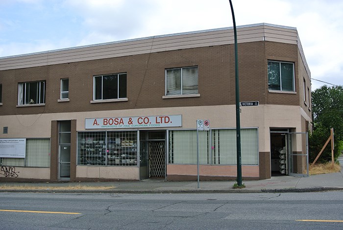  The original BOSA Foods storefront at Victoria and Turner.