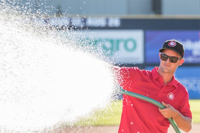  Vancouver Canadians head groundskeeper Ross Baron was named Sports Turf Manager of the Year Award for the Northwest League.