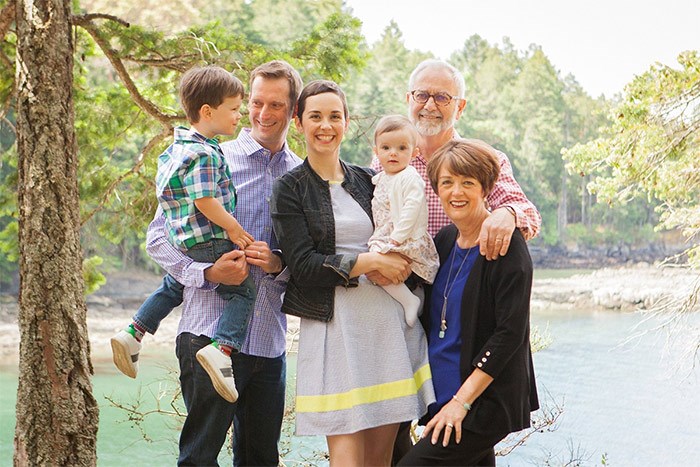  Erin Barrett says her family's support sustained her. In this May 2016 photo she's joined by her son Robertson, husband Tom Frohlich, daughter Edie and her parents David Barrett and Linda Robert.