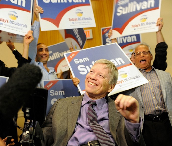  Sam Sullivan was a longtime city councillor before he became mahyor of Vancouver from 2005 to 2008. Photo Dan Toulgoet