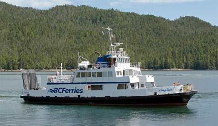  Photo: BC Ferries. Note that this is not the ferry that will be put into service