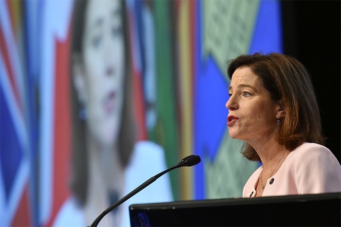  Housing Minister Selina Robinson at the Union of B.C. Municipalities conference at the Vancouver Convention Centre in 2017. Photo Dan Toulgoet