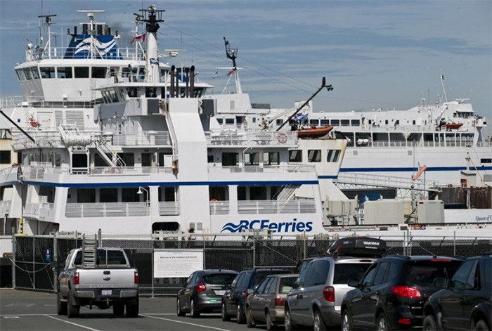  At Swartz Bay ferry terminal, heavy traffic is expected on Thanksgiving weekend, often the busiest time of the year for foot passengers.   Photograph By DARREN STONE, Times Colonist