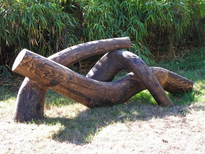  Michael Dennis’s reclining figure sculpture, which has been a fixture at Vancouver’s Guelph Park since the early 1990s, seen here in 2017, was repaired and cast in bronze. A fundraising campaign helped to raise the money needed to cover the cost of the project. Photo courtesy Michael Dennis