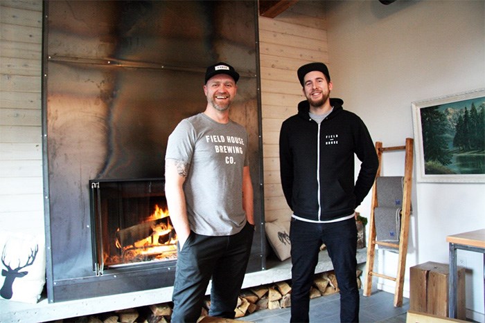  Field House Brewing owner Josh Vanderheide, left, and head brewer Parker Reid. Jan Zeschky photo