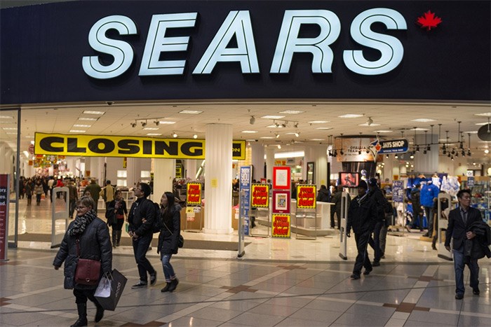  Sears Canada expects to close all of its Canadian retail locations. — iStock photo