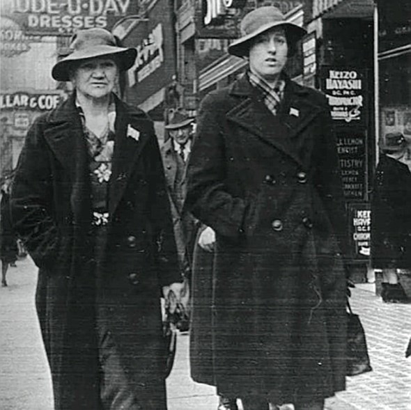  L.D. Harris and Minnie Miller. Photo: Vancouver Sun.