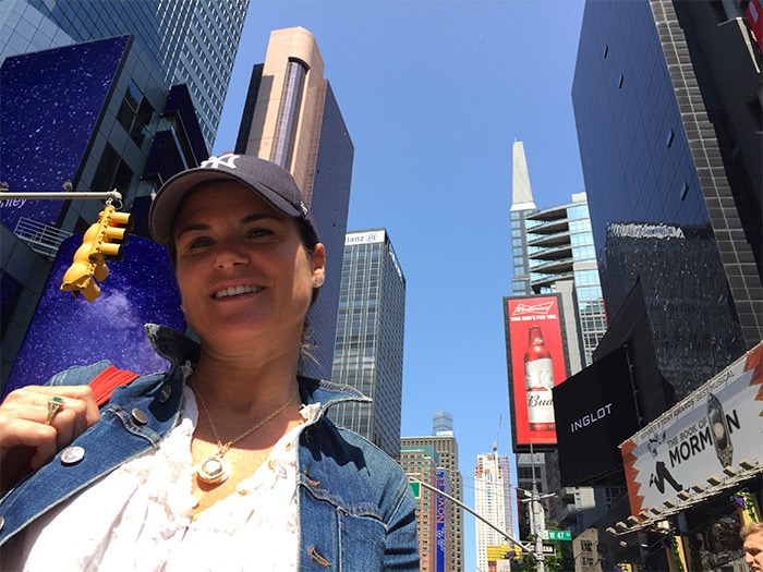  Nicole Williams Works principal Nicole Williams walks in Times Square after meeting Business In Vancouver | Glen Korstrom