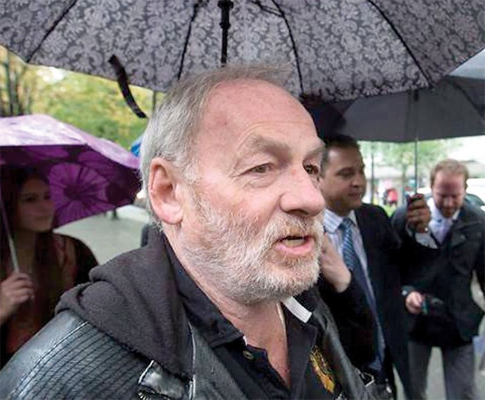  Ivan Henry outside court. photo courtesy Global TV