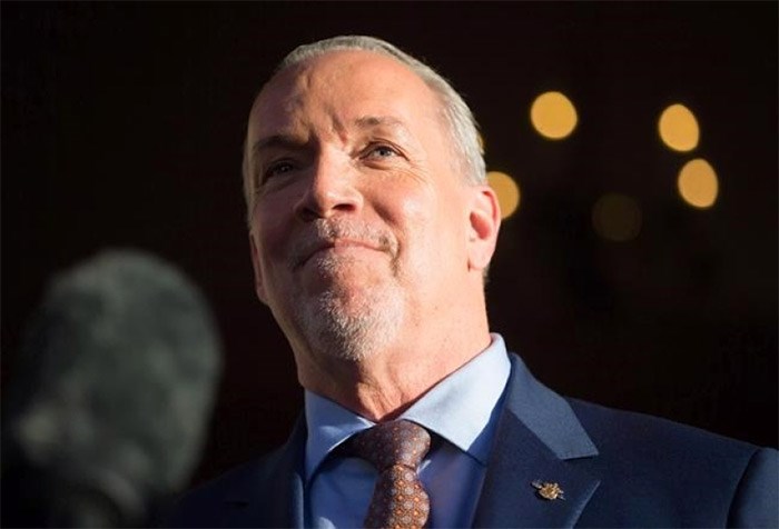  British Columbia's NDP Premier John Horgan