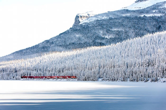  The CP Holiday Train passes through the Continental Divide (Photo: CP Holiday Train)