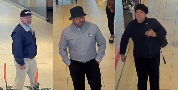  Richmond RCMP is looking for information on these three suspects