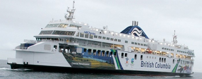  B.C. Ferries vessel Coastal Renaissance   Photograph By Ray Smith, Victoria Times Colonist