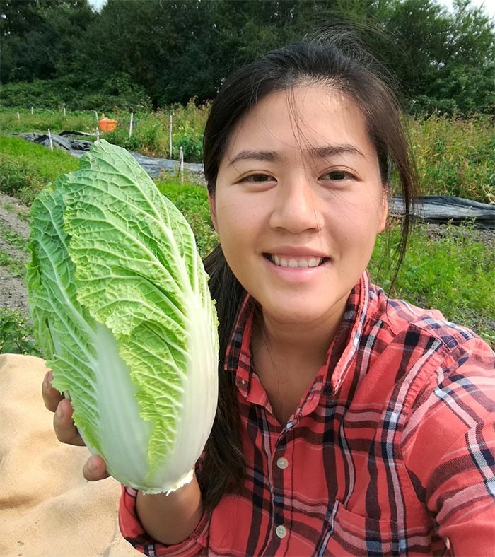  Chiu hopes more young people in Richmond will get involved in local agriculture. Photo submitted