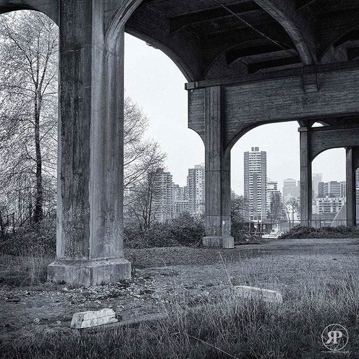  Under Burrard Bridge, Vancouver, 1985