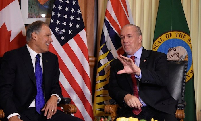  Inslee and Horgan, November 21 (Photo: Office of Gov. Jay Inslee)