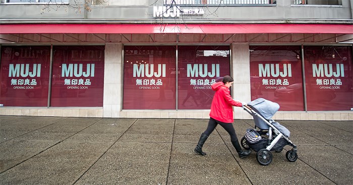  Japanese retailer Muji is readying to open a store on Robson Street on December 2. Photo Chung Chow