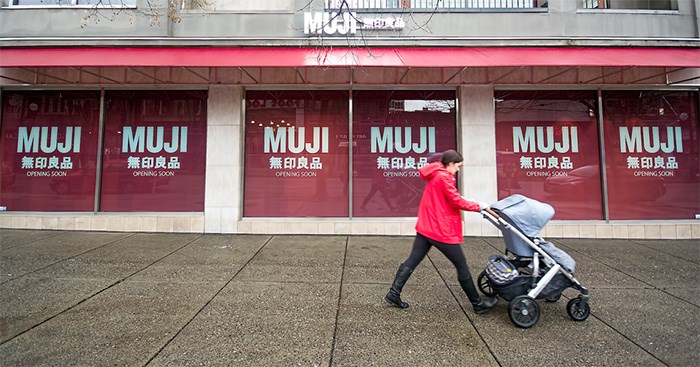  Japanese retailer Muji is readying to open a store on Robson Street on December 2. Photo Chung Chow