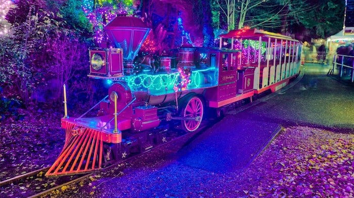  The annual Bright Nights in Stanley Park event is on now through Jan. 6 with the holiday train.