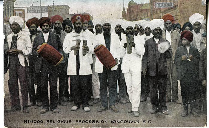  Hindoo Religious Procession Vancouver, 1905. Photo: Vancouver Public Library Archives.