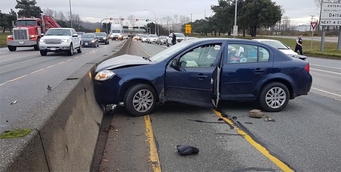  This car was allegedly used by thieves as they tried to leave Richmond via the Massey Tunnel last week