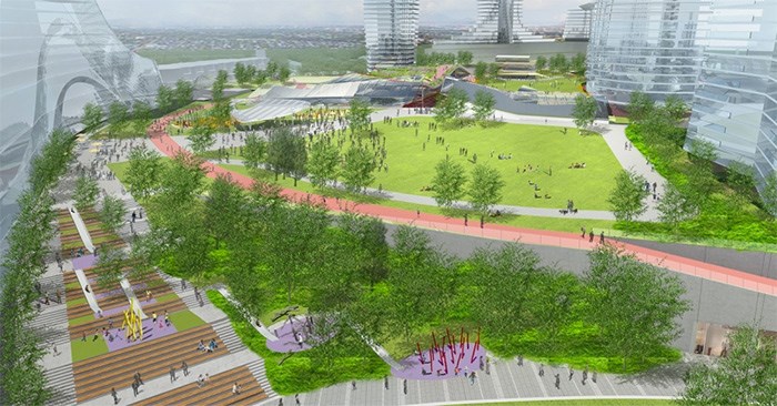  Vancouver’s park board is currently looking for public feedback on a nine-acre park planned as part of the Oakridge mall