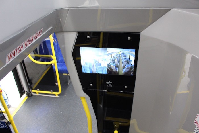  When you board, this monitor shows what the seating is like upstairs (Lindsay William-Ross/Vancouver Is Awesome)