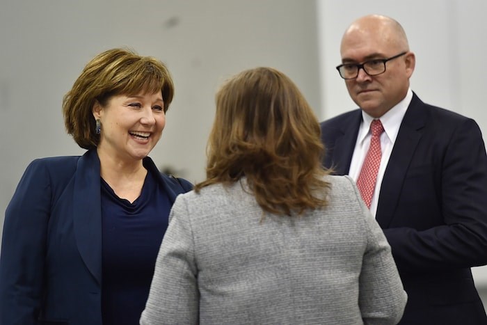  Former B.C. Premier Christy Clark at the Hillary Clinton 