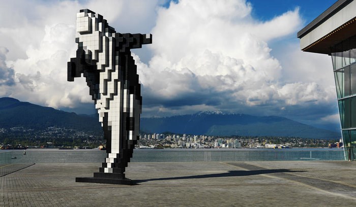  Digital Orca by Douglas Coupland / Vancouver Convention Centre