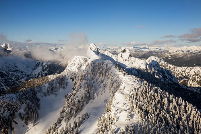  Mountains on Vancouver's North Shore. Photo Shutterstock
